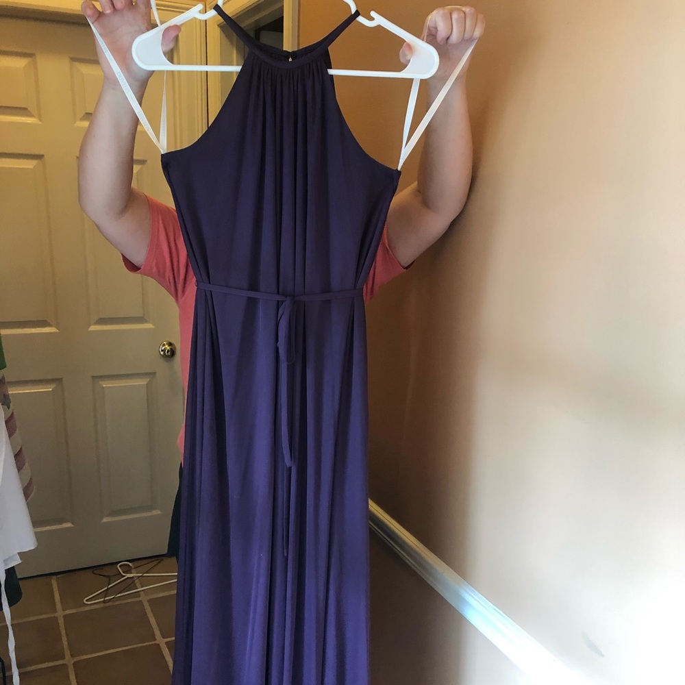 Purple bridesmaids dress